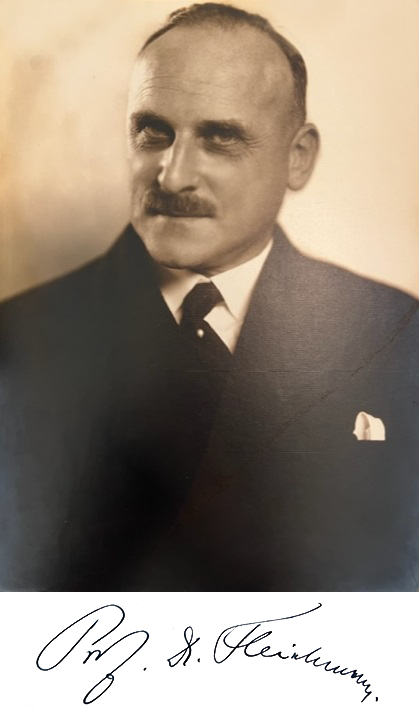 Prof. Dr. med. Paul Fleischmann 1929 <br> © Tony Glaser, MD, USA