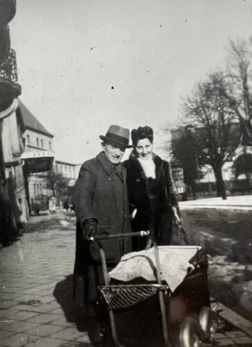 Paul Rosengart und seine zweite Ehefrau Edmée. Quelle: Privatbesitz Noémi Rosengart.