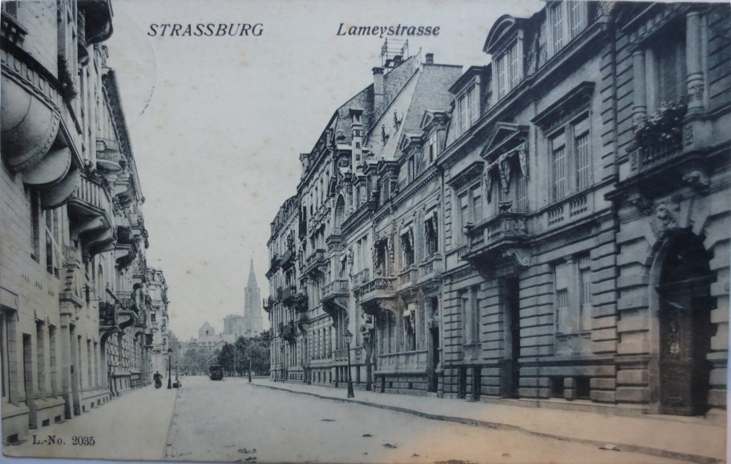 Rue Auguste Lamey Strasbourg. Quelle: Wikipedia