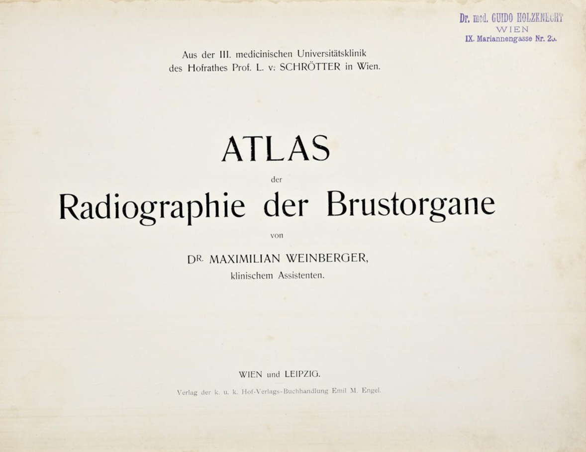 Kopie Titelblatt. Arch. M. Gregor